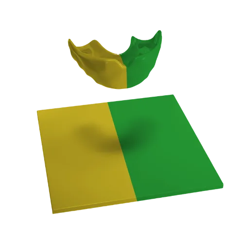 Design your own mouthguard blank in two colours or patterns