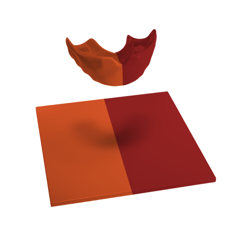 Design your own mouthguard blank in two colours or patterns